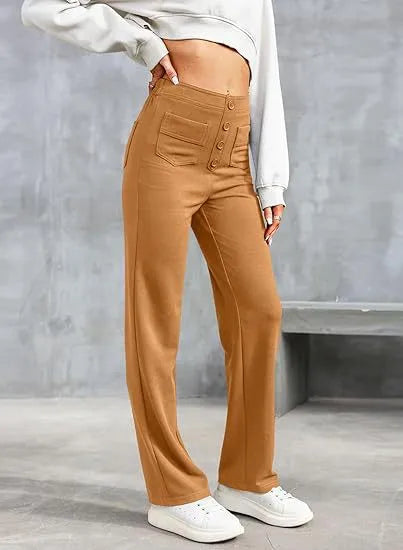 SVA™ No.1443 High-Waisted Elastic Pants