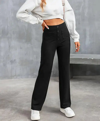 SVA™ No.1443 High-Waisted Elastic Pants