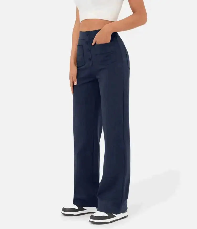 SVA™ No.1443 High-Waisted Elastic Pants