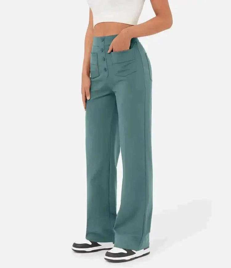 SVA™ No.1443 High-Waisted Elastic Pants